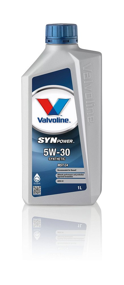 Моторное масло Valvoline SynPower MST C4 5W30 синтетическое 1л