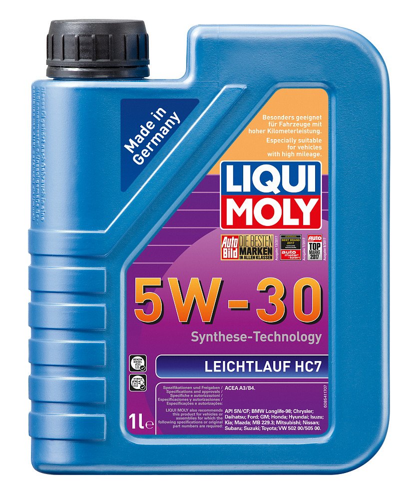 Моторное масло Liqui Moly Leichtlauf HC 7 5W30 синтетическое 1л