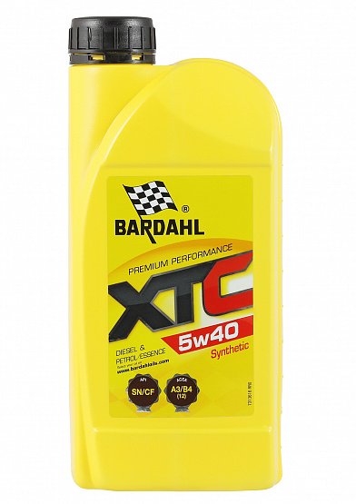 Моторное масло Bardahl XTC 5W40 синтетическое 1л