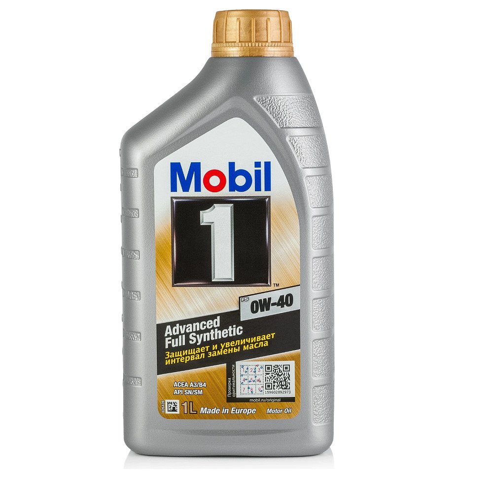 Моторное масло Mobil 1 FS 0W40 синтетическое 1л