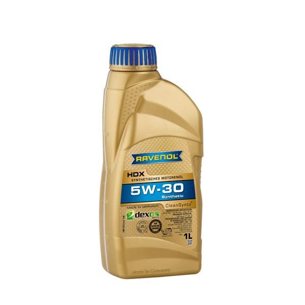 Моторное масло Ravenol HDX 5W30 синтетическое 1л