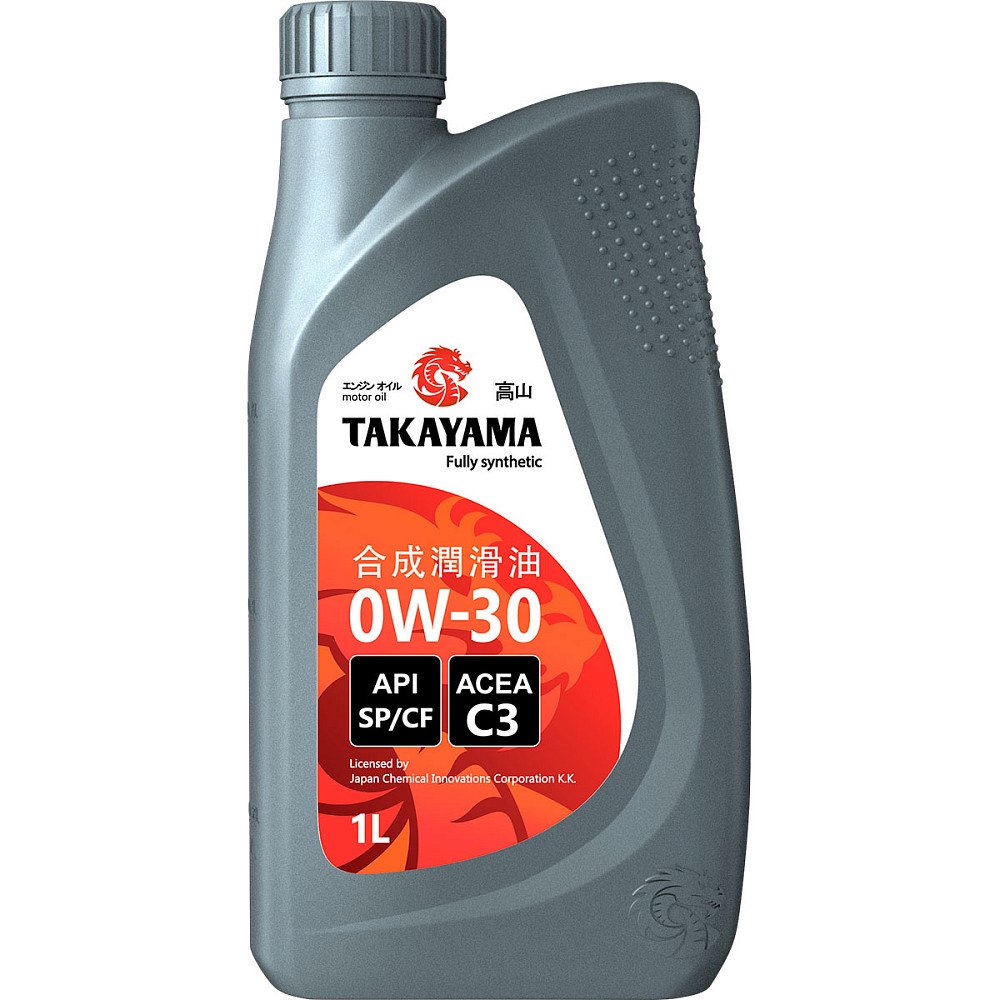 Моторное масло Takayama SP/CF C3 0W30 ПЭТ синтетическое 1л