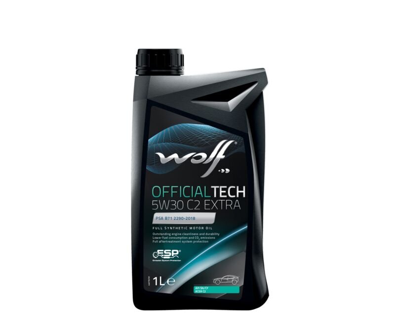 Моторное масло Wolf OfficialTech C2 Extra 5W30 синтетическое 1л