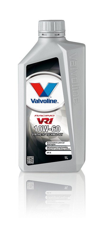 Моторное масло Valvoline VR1 Racing 10W60 полусинтетическое 1л