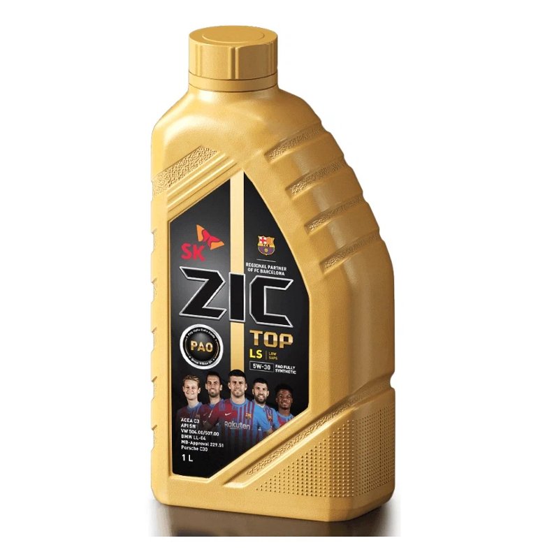 Моторное масло ZIC TOP LS 5W30 синтетическое 1л