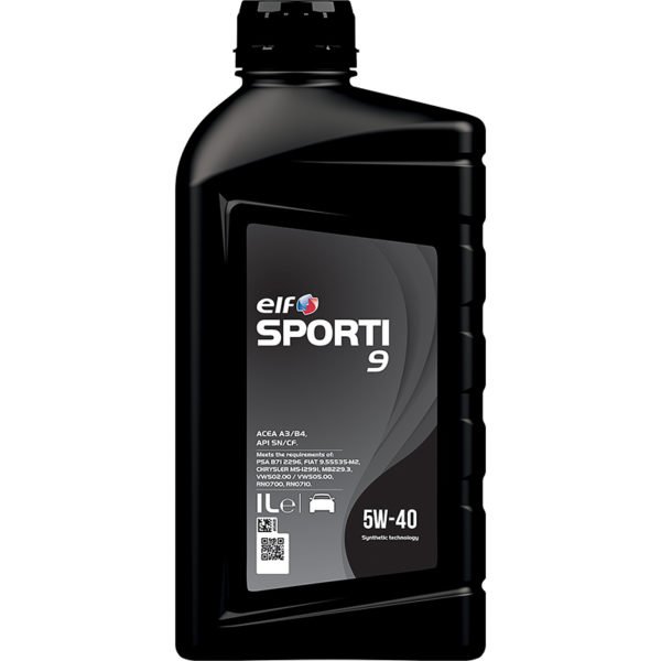 Моторное масло Elf Sporti 9 5W40 синтетическое 1л