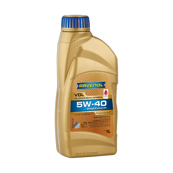 Моторное масло Ravenol VDL 5W40 синтетическое 1л