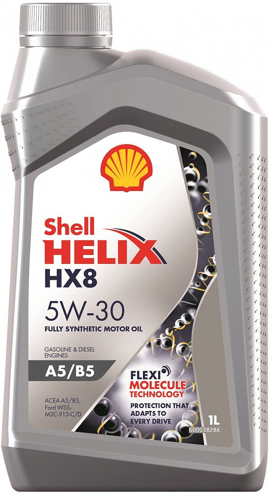 Моторное масло Shell Helix HX8 A5/B5 5W30 синтетическое 1л