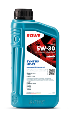Моторное масло Rowe Synt RS HC-C2 5W30 синтетическое 1л