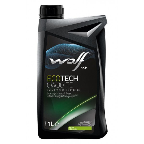 Моторное масло Wolf EcoTech FE 0W30 синтетическое 1л