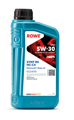 Моторное масло Rowe Synt RS HC-C4 5W30 синтетическое 1л