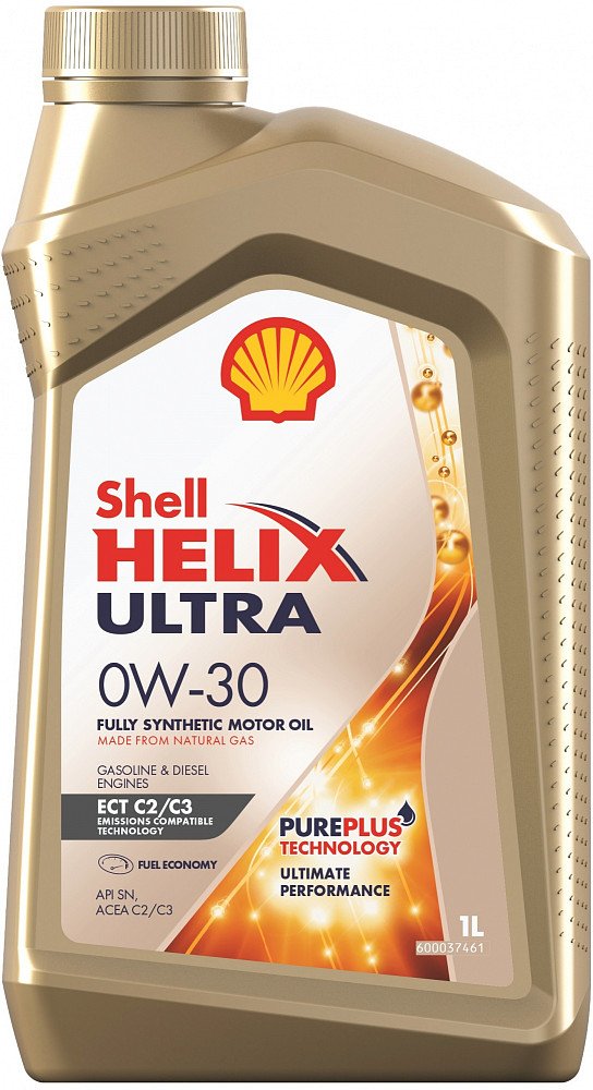 Моторное масло Shell Helix Ultra ECT C2/C3 0W30 синтетическое 1л