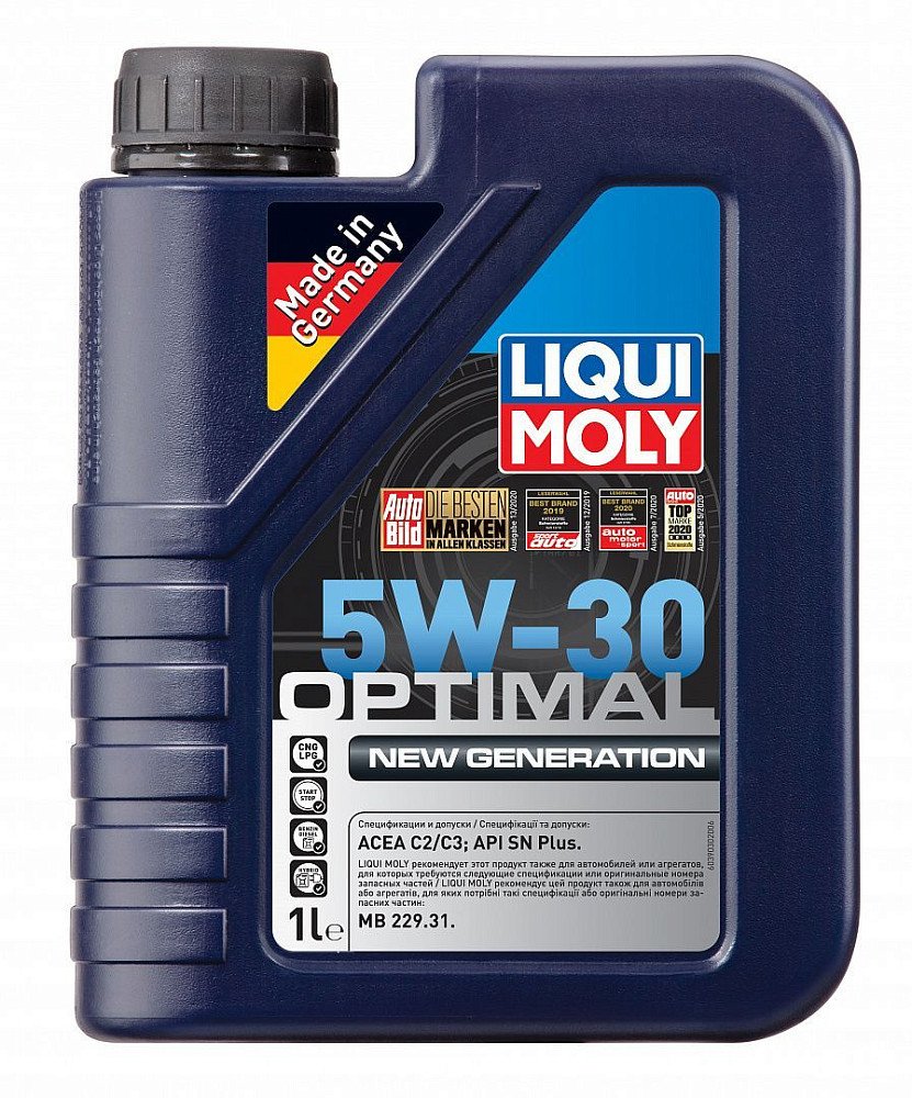 Моторное масло Liqui Moly Optimal New Generation 5W30 синтетическое 1л