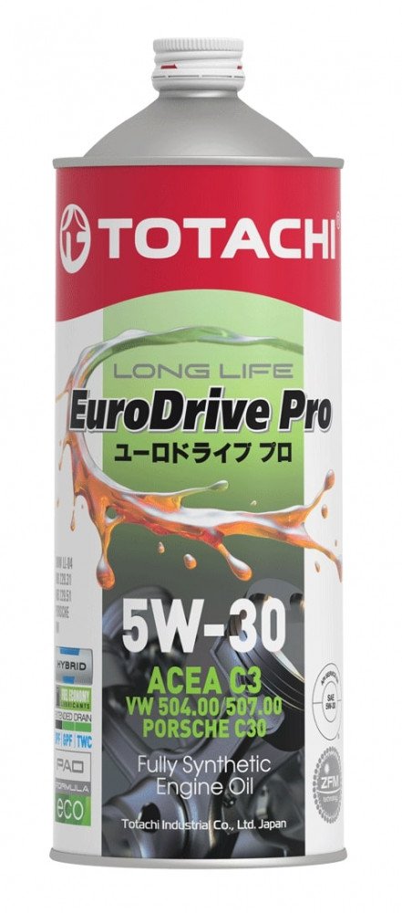 Моторное масло Totachi EuroDrive Pro C3 5W30 синтетическое 1л