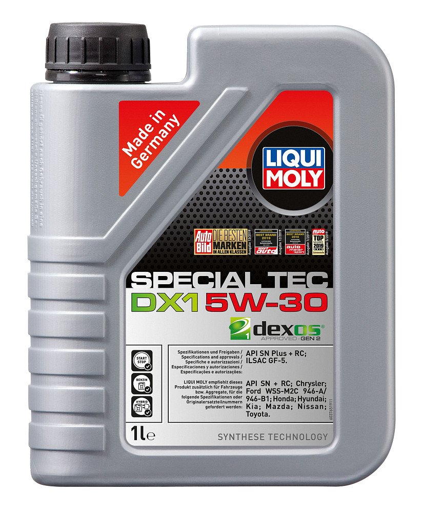 Моторное масло Liqui Moly Special Tec DX1 5W30 синтетическое 1л