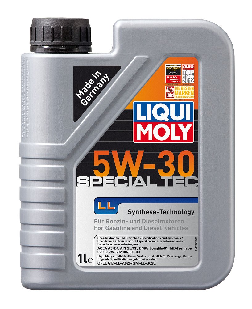 Моторное масло Liqui Moly Special Tec LL 5W30 синтетическое 1л
