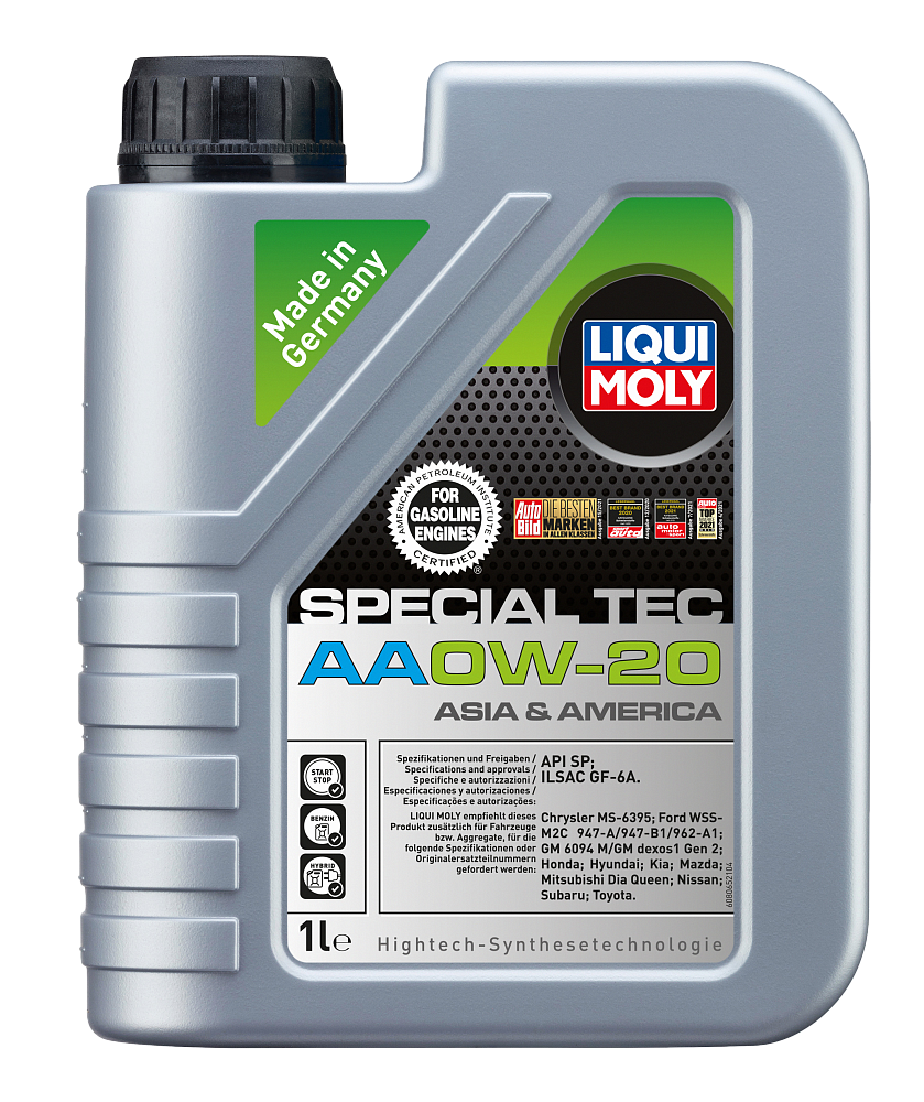 Моторное масло Liqui Moly Special Tec AA 0W20 синтетическое 1л
