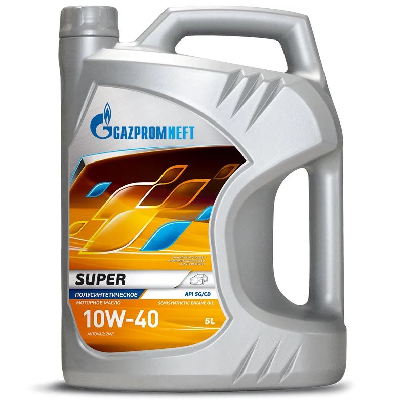 Моторное масло Gazpromneft Super 10W40 полусинтетическое 5л