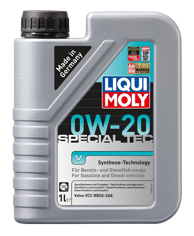 Моторное масло Liqui Moly Special Tec V 0W20 синтетическое 1л