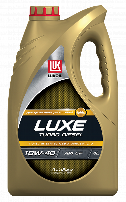 Моторное масло Лукойл Luxe Turbo Diesel 10W40 полусинтетическое 4л