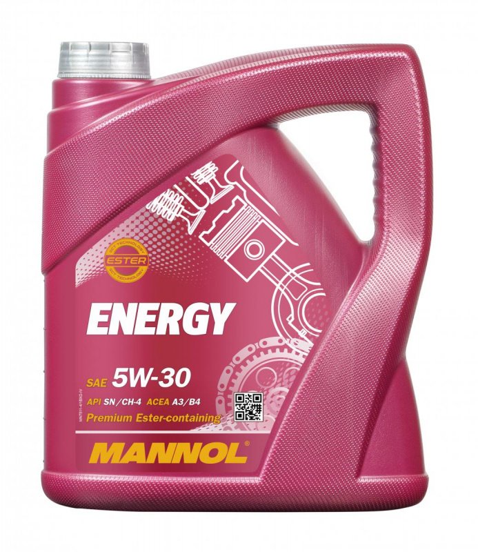 Моторное масло Mannol Energy 5W30 синтетическое 4л