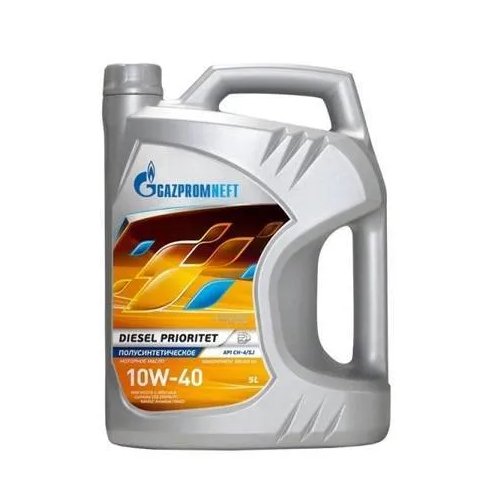Моторное масло Gazpromneft Diesel Prioritet 10W40 полусинтетическое 5л