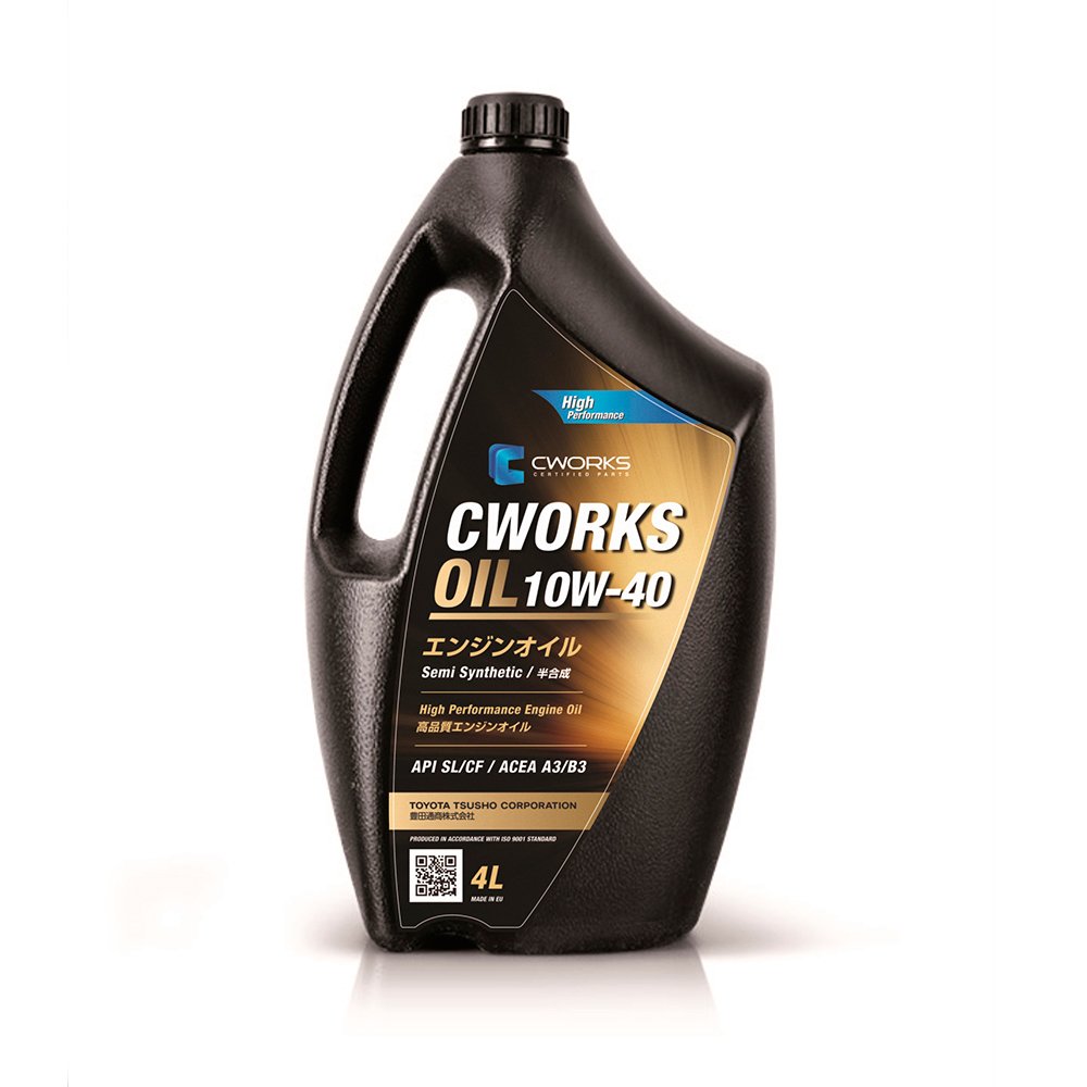 Моторное масло Cworks Oil 10W40 полусинтетическое 4л