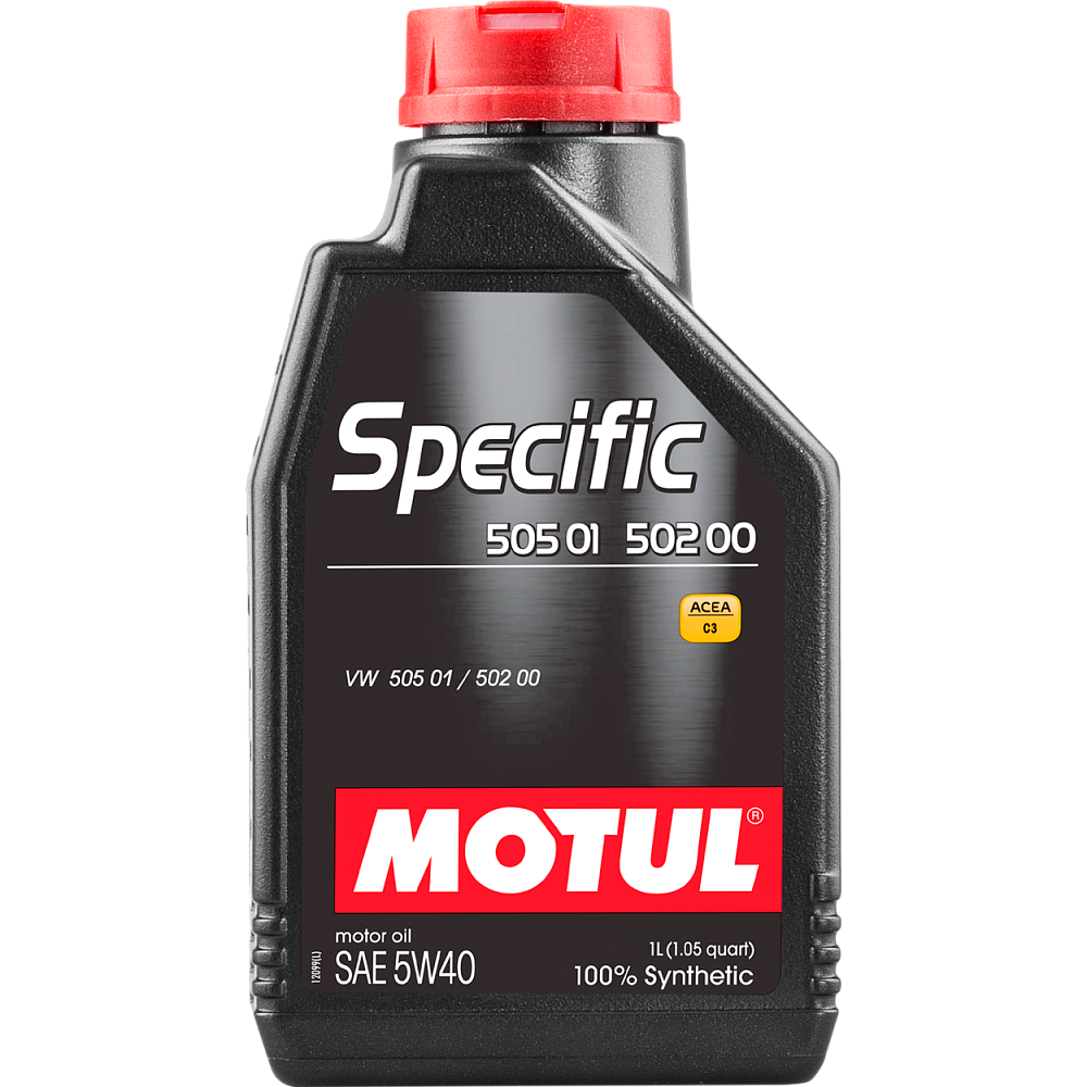 Моторное масло Motul Specific 505.01 502.00 5W40 синтетическое 1л