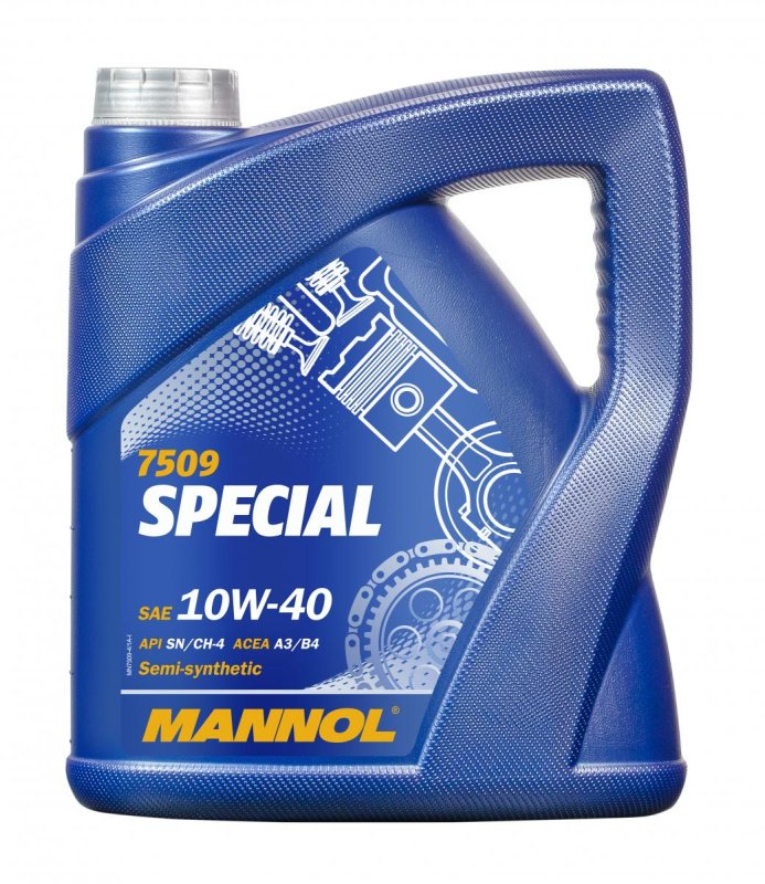 Моторное масло Mannol Special 10W40 полусинтетическое 4л