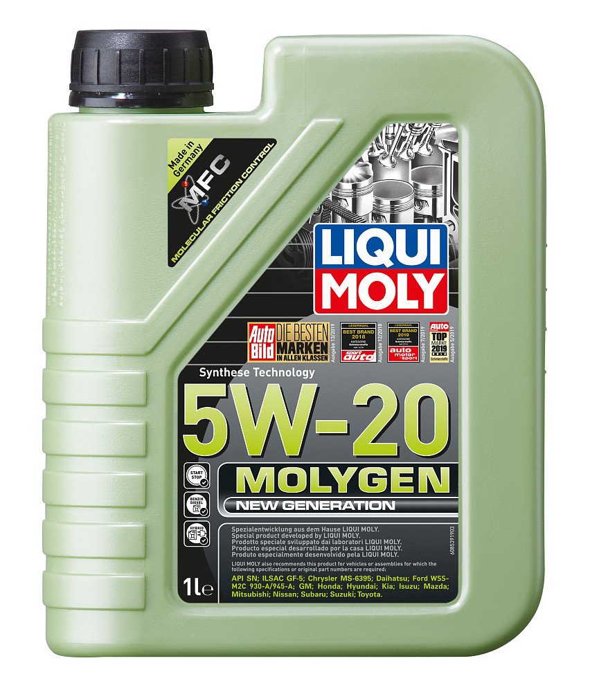 Моторное масло Liqui Moly Molygen New Generation 5W20 синтетическое 1л