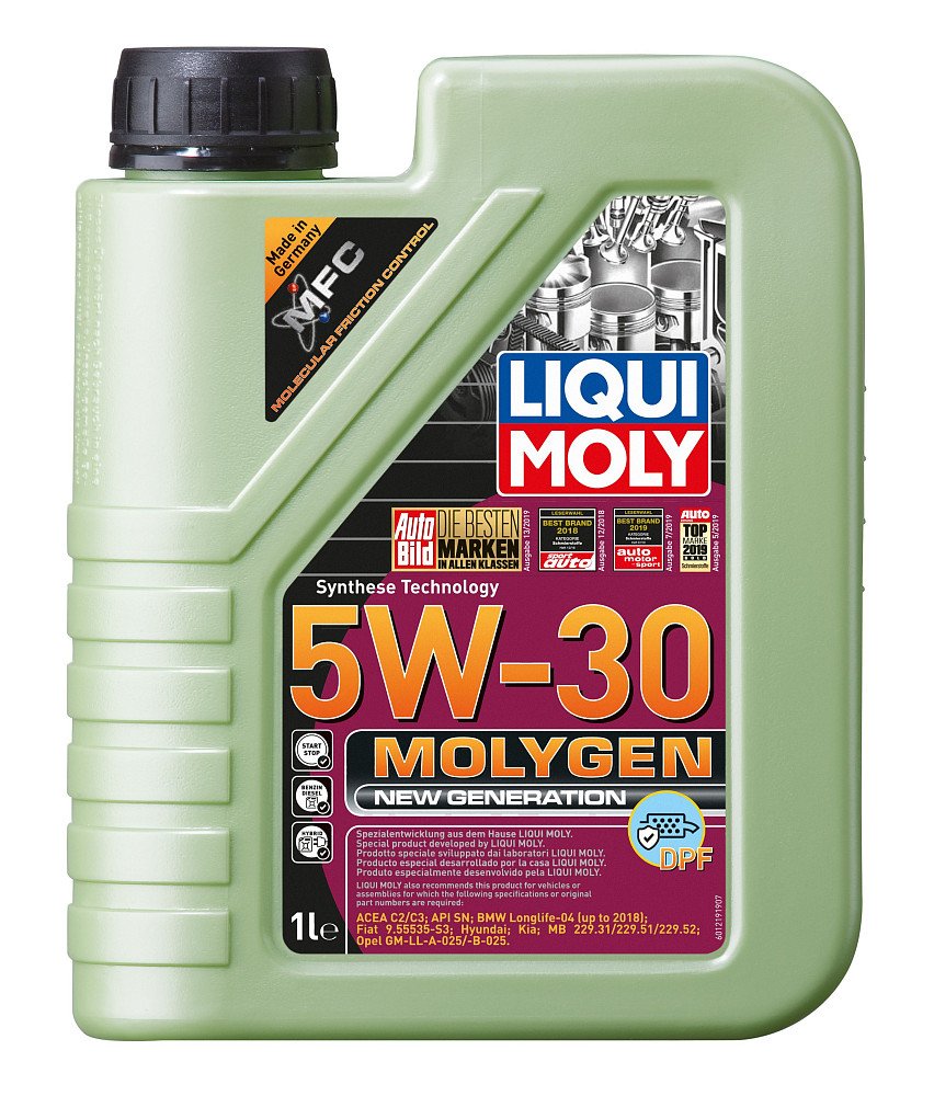 Моторное масло Liqui Moly Molygen New Generation DPF 5W30 синтетическое 1л