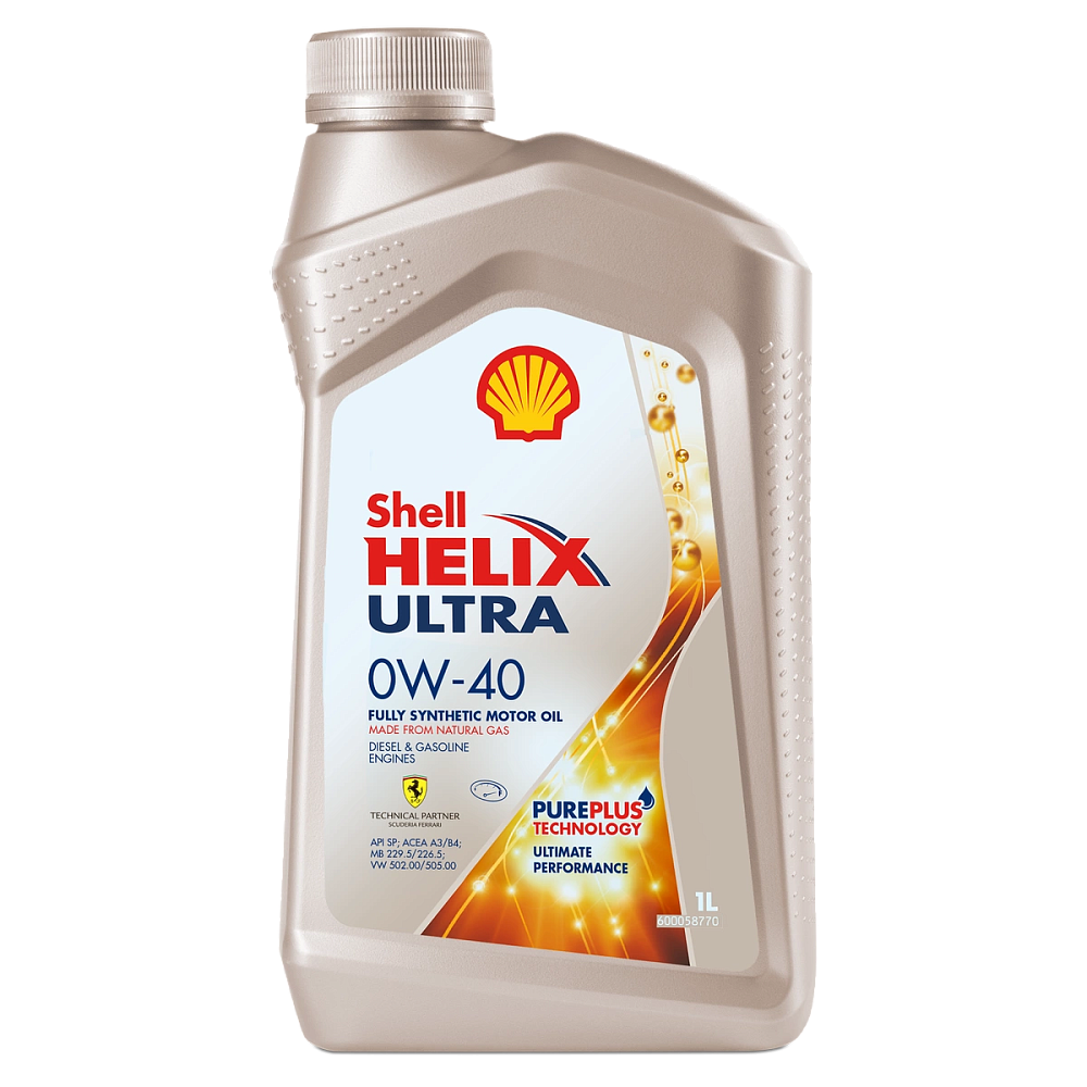 Моторное масло Shell Helix Ultra SP 0W40 синтетическое 1л