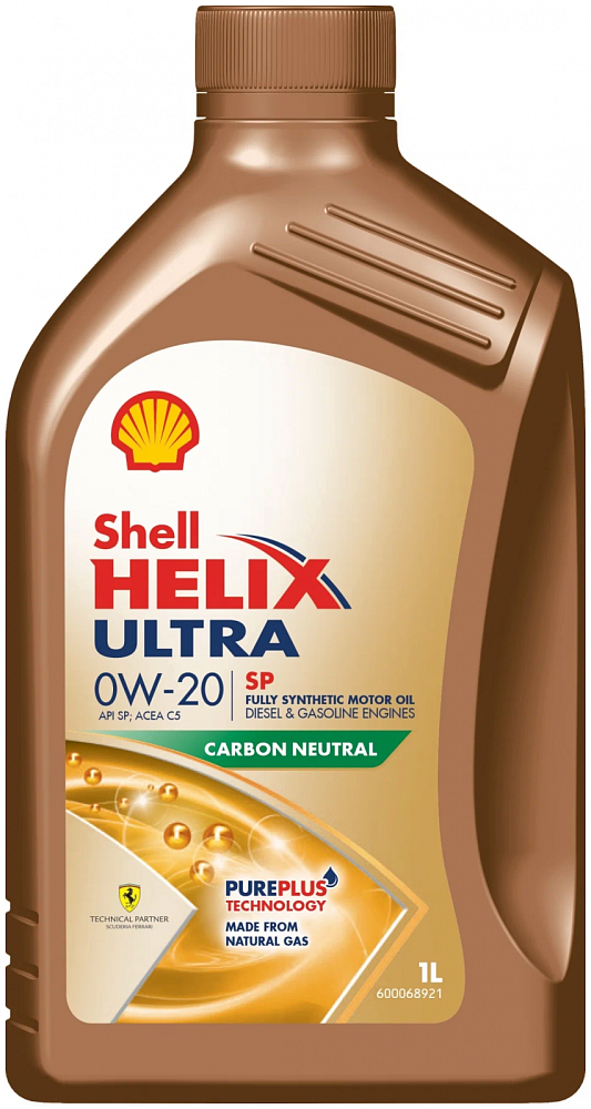 Моторное масло Shell Helix Ultra SP 0W20 синтетическое 1л