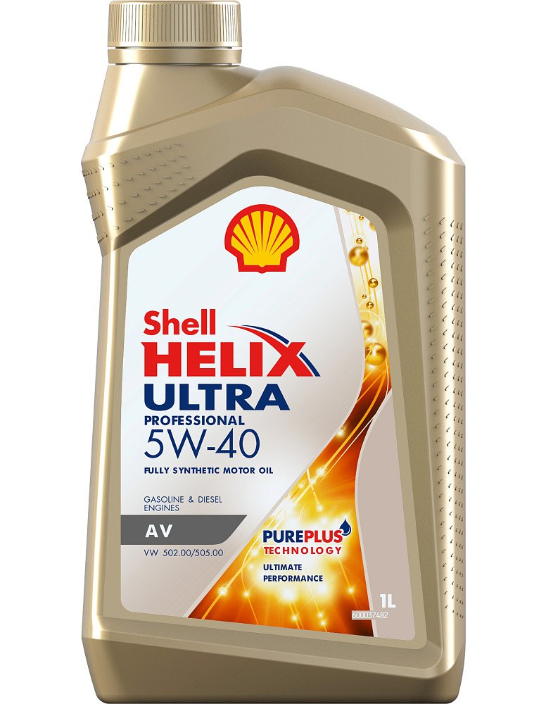 Моторное масло Shell Helix Ultra Professional AV 5W40 синтетическое 1л
