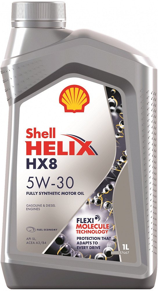 Моторное масло Shell Helix HX8 Synthetic 5W30 синтетическое 1л