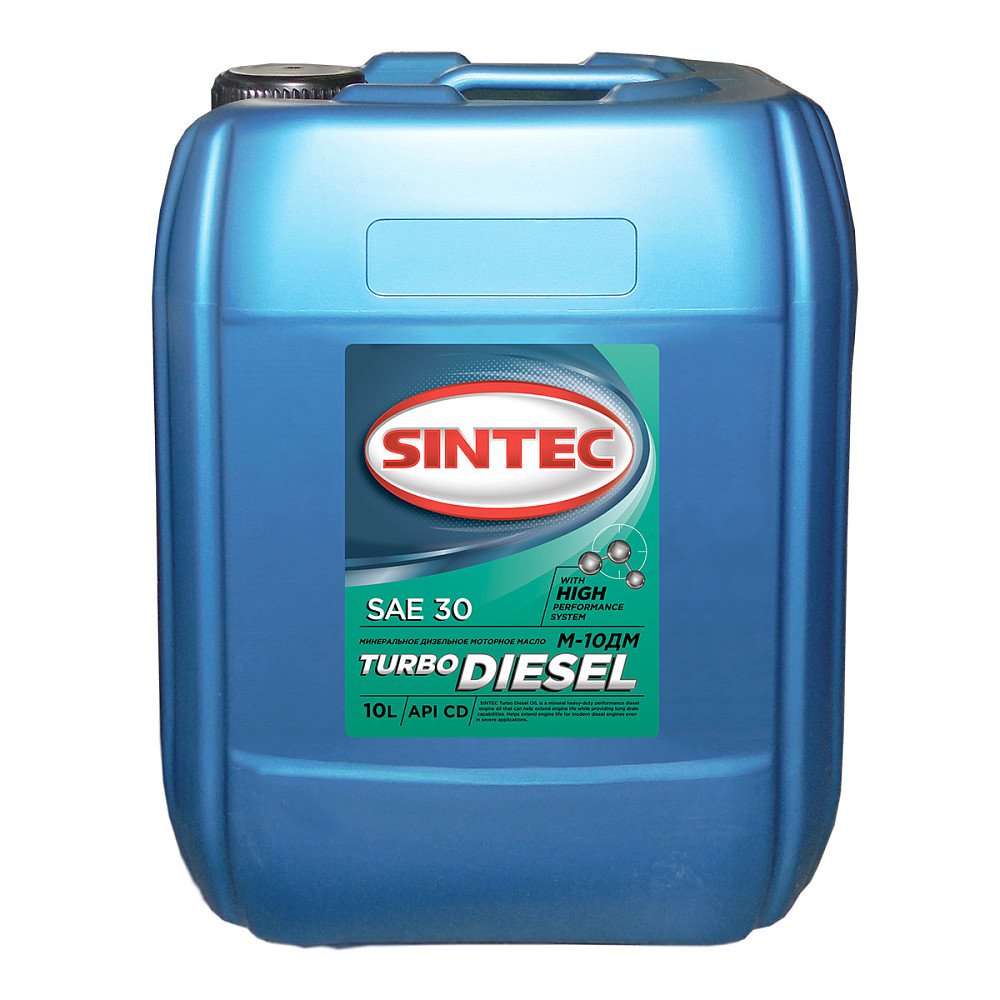 Моторное масло Sintec Turbo Diesel М-10ДМ минеральное 10л
