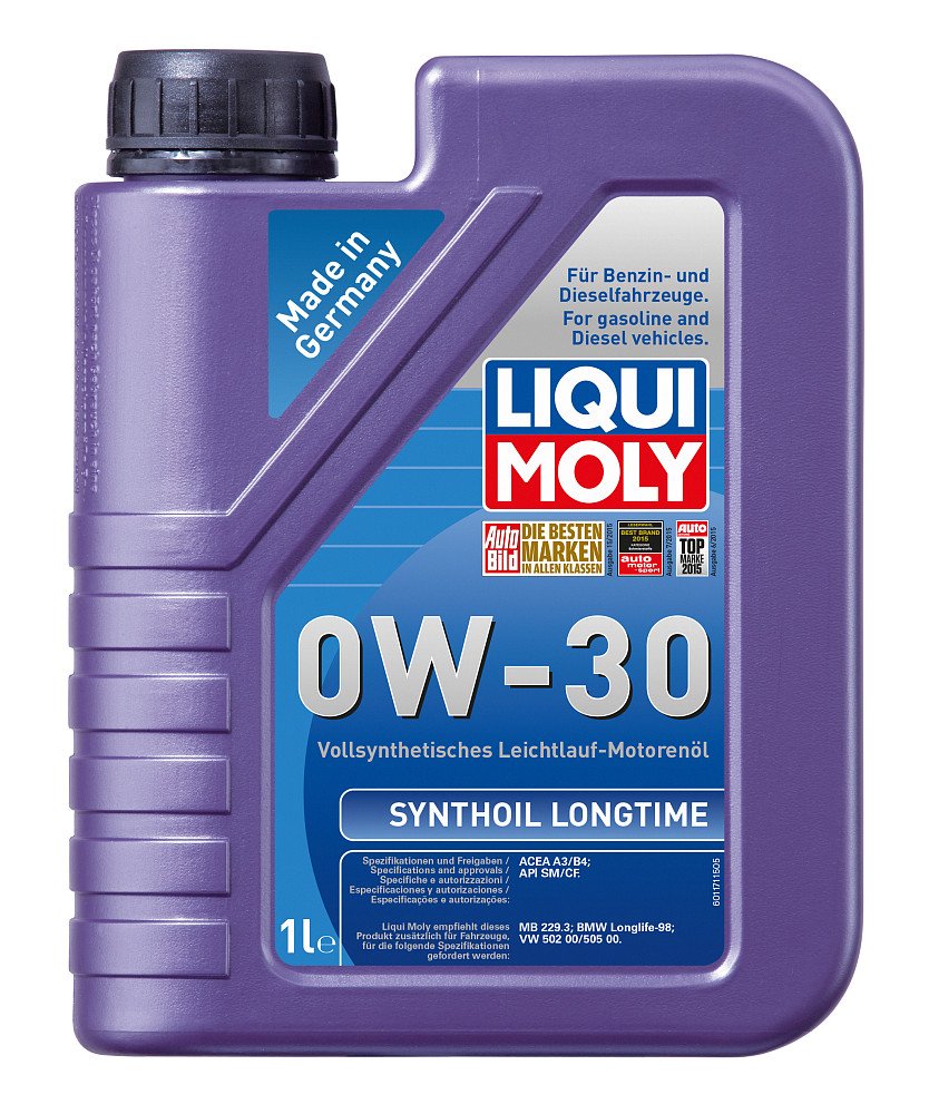 Моторное масло Liqui Moly Synthoil Longtime 0W30 синтетическое 1л