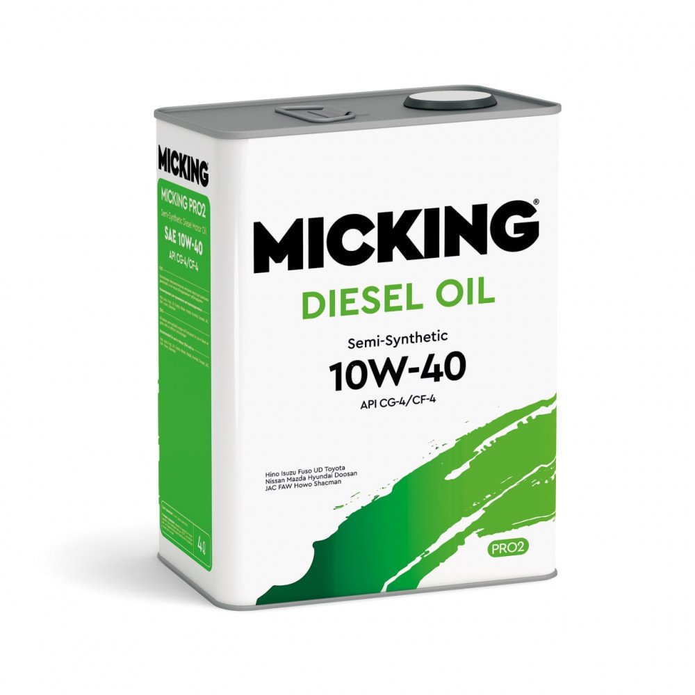 Моторное масло Micking Diesel Oil PRO2 10W40 полусинтетическое 4л