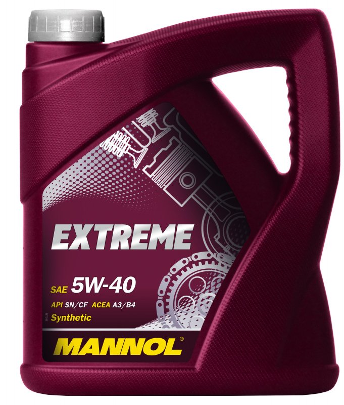 Моторное масло Mannol Extreme 5W40 синтетическое 4л