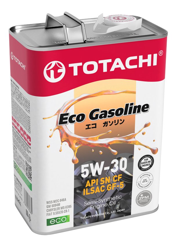 Моторное масло Totachi Eco Gasoline SN/CF/GF-5 5W30 полусинтетическое 4л
