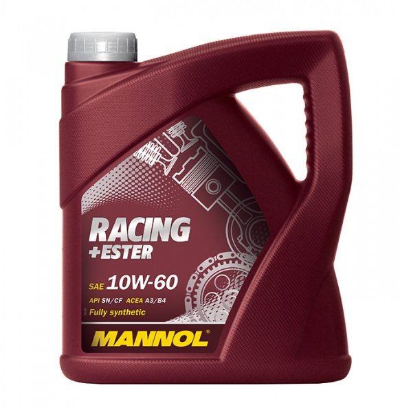 Моторное масло Mannol Racing +Ester 10W60 синтетическое 4л