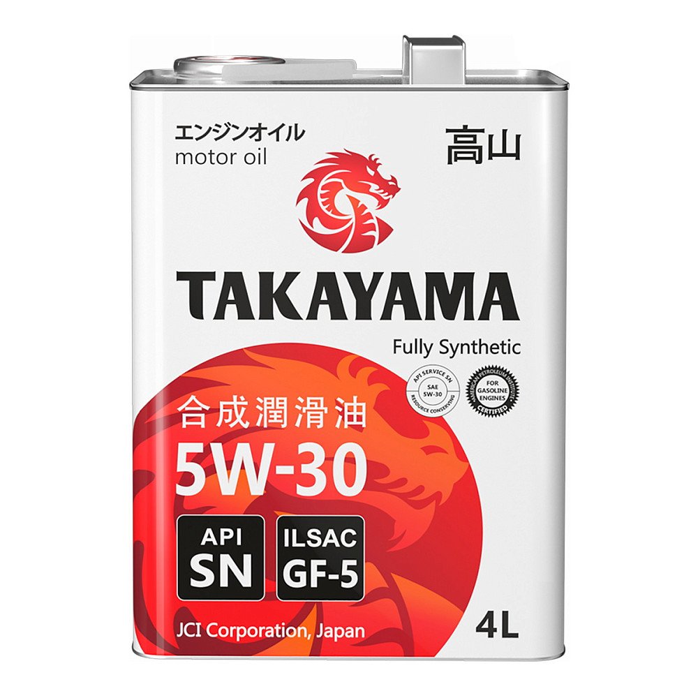 Моторное масло Takayama SN GF-5 5W30 синтетическое 4л