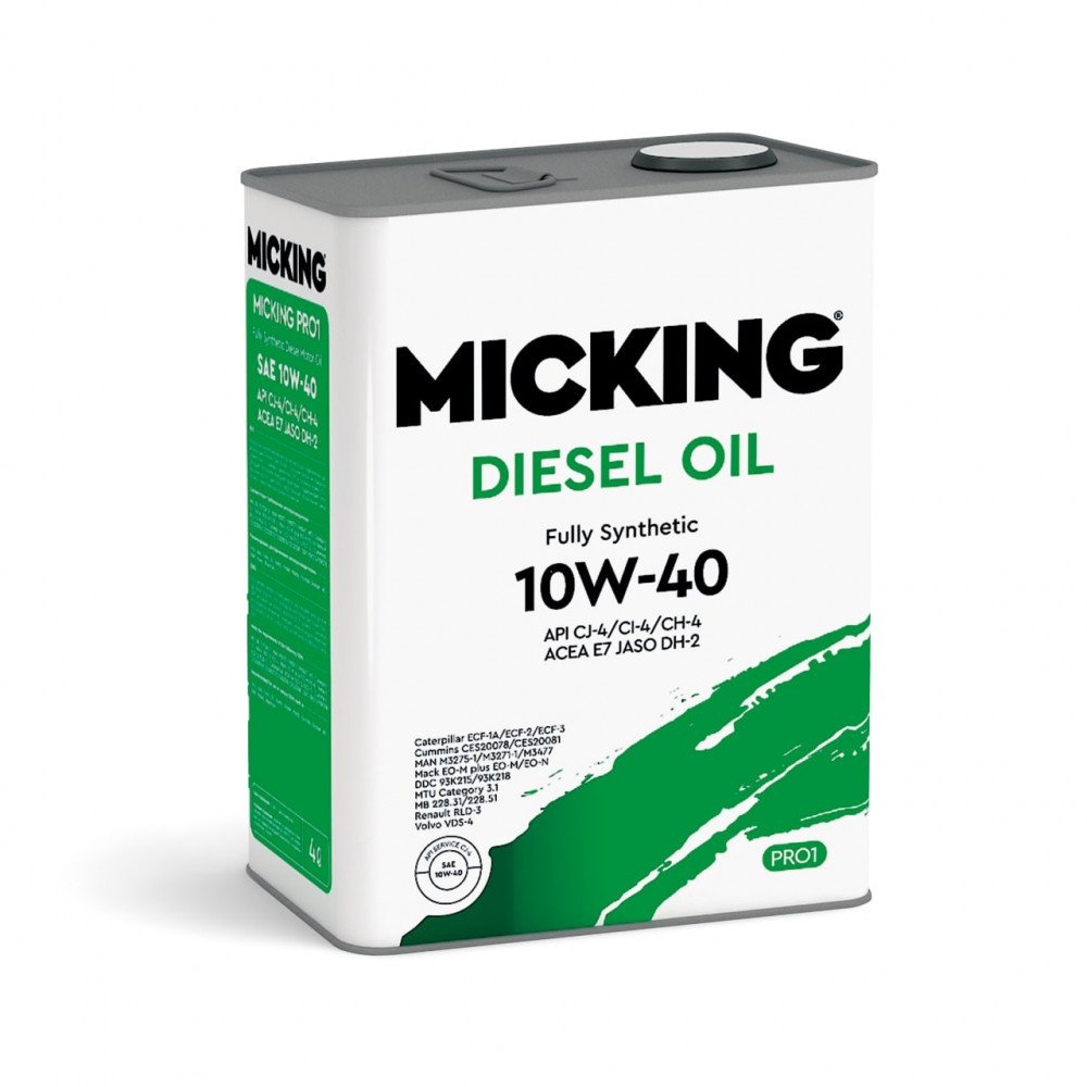 Моторное масло Micking Diesel Oil PRO1 10W40 синтетическое 4л