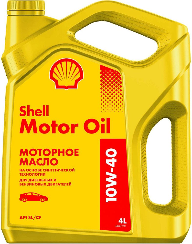 Моторное масло Shell Helix Motor Oil 10W40 полусинтетическое 4л