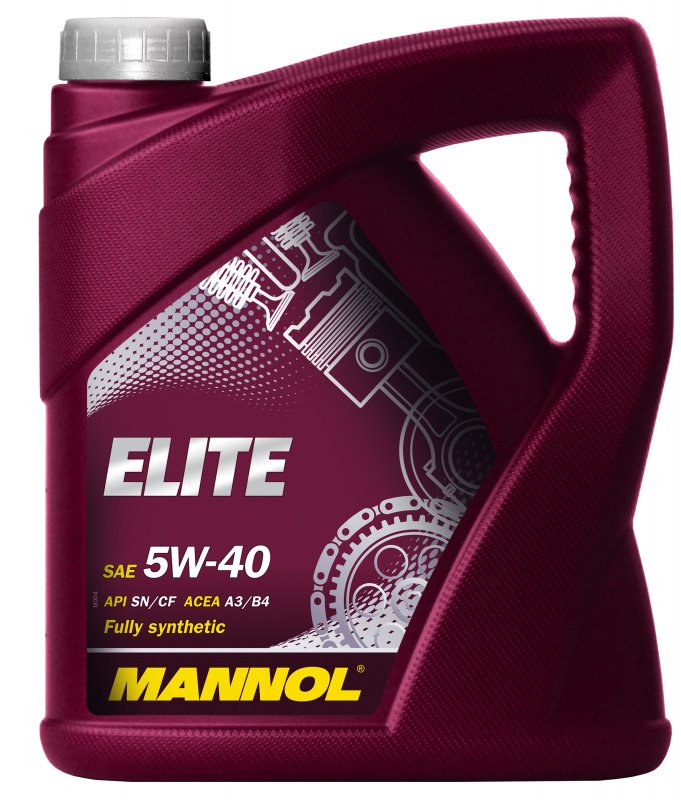 Моторное масло Mannol Elite 5W40 синтетическое 4л