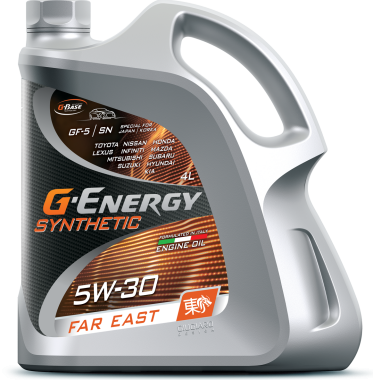 Моторное масло G-Energy Synthetic Far East 5W30 синтетическое 4л