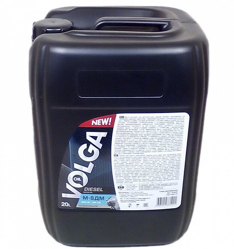 Моторное масло Волга-Ойл Diesel М-8ДМ минеральное 20л