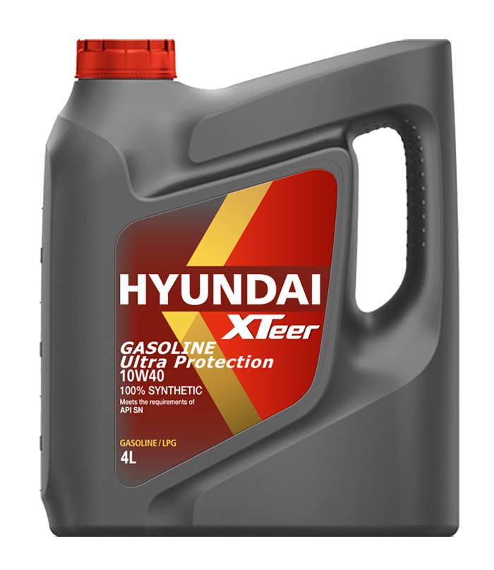 Моторное масло Hyundai XTeer Gasoline Ultra Protection 10W40 синтетическое 4л
