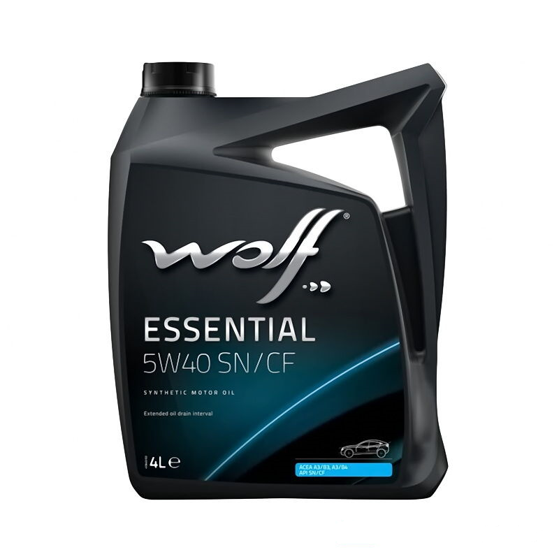 Моторное масло Wolf Essential SN/CF 5W40 синтетическое 4л