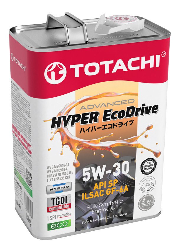 Моторное масло Totachi Hyper EcoDrive SP/GF-6A 5W30 синтетическое 4л